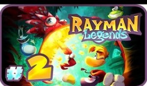 Rayman Legends Walkthrough Part 2 (PS4) Co-op No Commentary