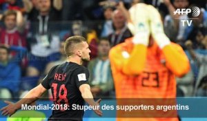 Mondial-2018: Stupeur des supporters argentins à Buenos Aires