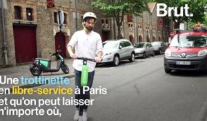 Des trottinettes électrique en libre-service à Paris