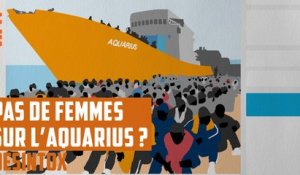 Aquarius : où sont les femmes ? - DÉSINTOX - 25/06/2018
