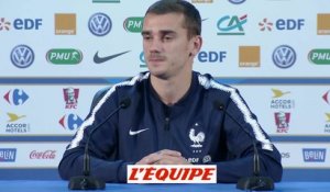 Griezmann «On vit bien ensemble, ça rigole énormément» - Foot - CM 2018 - Bleus