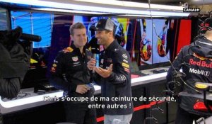 Grand Prix d'Autriche - Ricciardo coté coulisse