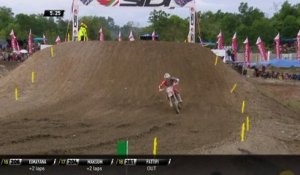 Thomas Covington passes Davy Pootjes - MXGP of Indonesia