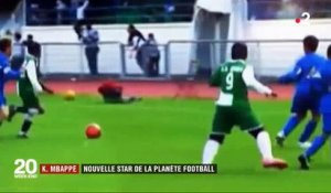 France 2 retrouve des images des premiers pas de Kylian Mbappé jouant au foot ! Regardez
