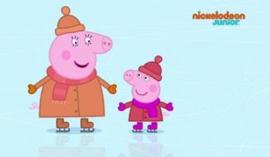 Peppa Pig | Le patin à glace | NICKELODEON JUNIOR