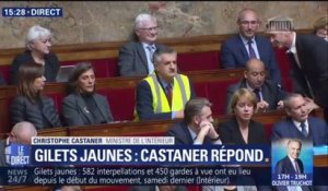 Jean Lassalle met un gilet jaune à l'Assemblée et provoque une suspension de séance
