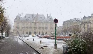 La neige investit la Meuse ce mardi matin