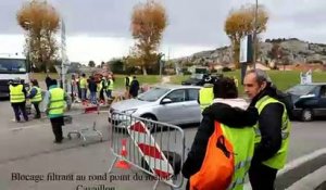 Gilets jaunes: ambiance bon enfant au rond-point du melon à Cavaillon, où les femmes ont semble-t-il pris le pouvoir