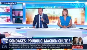 L’édito de Christophe Barbier: Pourquoi Emmanuel Macron chute-t-il dans les sondages ?