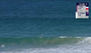 Adrénaline - Surf : Johanne Defay with an 8 Wave vs. M.Callaghan