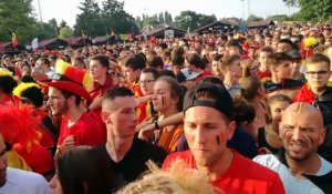 Belgique-Brésil à la "Fan Zone" de Mouscron