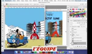 Tintin à l'honneur en une de L'Equipe avant France-Belgique - Foot - CM 2018