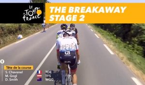 L'échappée du jour / The breakaway - Étape 2 / Stage 2 - Tour de France 2018