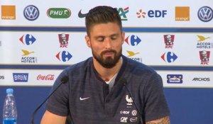 Bleus - Giroud : "Mbappé et Hazard sont très attachants"