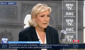 Saisie de 2 millions d'euros: "C'est un véritable attentat", affirme Marine Le Pen