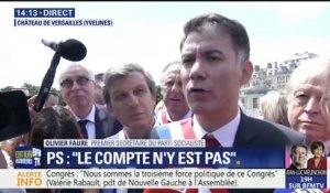 Congrès à Versailles: "On a un président qui s'accapare tous les pouvoirs" estime le Premier secrétaire du Parti socialiste Olivier Faure