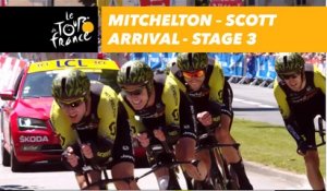 Mitchelton - Scott arrival - Étape 3 / Stage 3 - Tour de France 2018