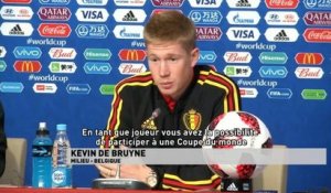 Conférence de presse : Kevin de Bruyne - Mondial 2018