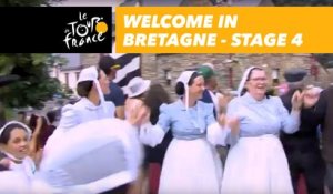 Bienvenue en Bretagne : Welcome in Bretagne  - Étape 4 / Stage 4 - Tour de France 2018