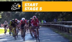 Départ réel / Start - Étape 5 / Stage 5 - Tour de France 2018