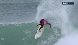 Adrénaline - Surf : Les deux meilleures vagues de Tatiana Weston-Webb vs. Sage Erickson (Corona Open J_Bay Women's, quarts de finale)