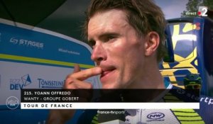 Tour de France 2018 : Yoann Offredo "C'est magnifique d'être en tête au Tour de France"