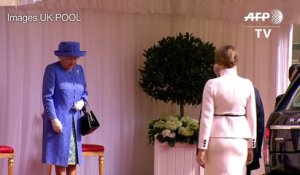 La Reine accueille Trump au château de Windsor