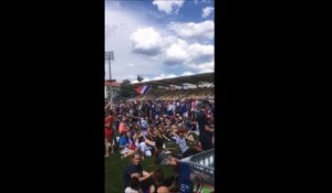 Coupe du monde : l'ambiance d'avant-match dans la fan zone de Besançon