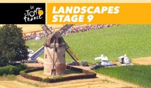 Paysages du jour / Landscapes of the day - Étape 9 / Stage 9 - Tour de France 2018