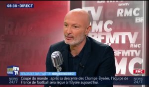 Victoire des Bleus: “Le sport est un vecteur d’union sacrée”, revendique Frank Lebœuf