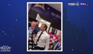 Quand Macron emmene un militaire amputé dans les vestiaires des bleus