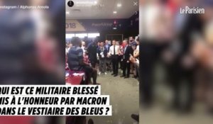 Qui est ce militaire blessé au Mali, mis à l'honneur par Macron dans le vestiaire des Bleus ?