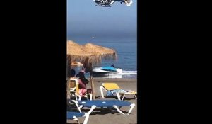 Espagne : Un narcotrafiquant essaye de prendre la fuite sur une plage !