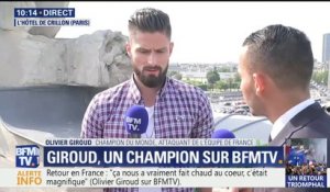 Olivier Giroud sur BFMTV: "Je ne réalise pas vraiment"