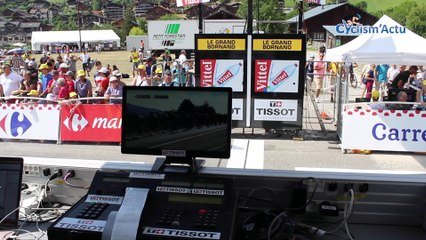 Tour De France 2018 Francois Thiebaud Le Pdg De Tissot Sur Le Tour De France Lors De La 10e Etape Annecy Le Grand Bornand Video
