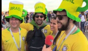 On a chauffé les supporters brésiliens: "C'est vous qui allez rentrer à la maison"