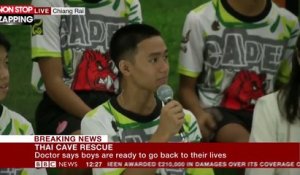 Thaïlande : les enfants rescapés de la grotte témoignent à la télévision (vidéo)
