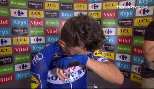 Tour de France 2018 : Alaphilippe très ému après sa victoire