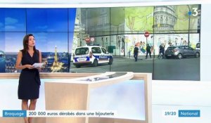 Braquage : 200 000 euros dérobés dans une bijouterie parisienne