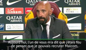 Roma - Monchi: "Malcom ? Une possibilité"