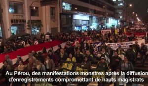 Corruption: des milliers de Péruviens manifestent à Lima