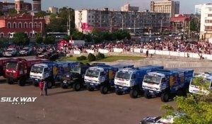Mise en route du Silk Way Rally 2018 en Russie
