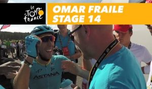 La joie d'Omar Fraile / The joy of Omar Fraile - Étape 14 / Stage 14 - Tour de France 2018