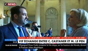 Affaire Benalla - Les images du violent accrochage entre Marine Le Pen et Christophe Castaner