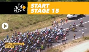 Départ / Start - Étape 15 / Stage 15 - Tour de France 2018