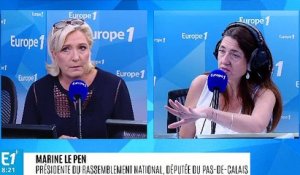 Marine Le Pen sur l'affaire Benalla : "C'est l'Elysée qui doit apporter une explication, plus que le ministre de l'Intérieur"
