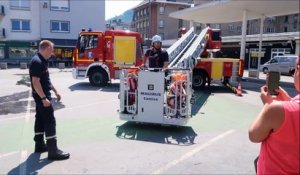 Saint-Dié : les enfants découvrent le métier de pompier