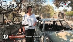 Grèce: Tragédie nationale après les incendies qui font des dizaines de morts et ravagent le pays