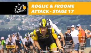 Roglic & Froome attaquent / attack - Étape 17 / Stage 17 - Tour de France 2018
