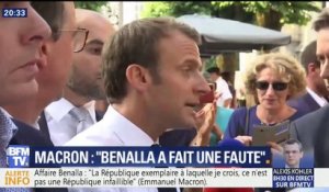 Affaire Benalla: Emmanuel Macron s'exprime pour la première fois devant la presse